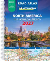 Michelin wegenatlas USA - Canada - Mexico 2027 9782067272187  Michelin Wegenatlassen  Wegenatlassen Verenigde Staten