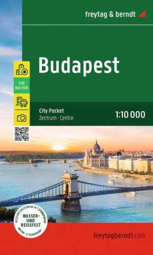 Budapest 1:10.000 | stadsplattegrond 9783707922905  Freytag & Berndt Compact plattegrond  Stadsplattegronden Boedapest