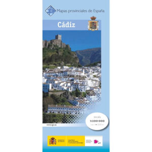 Prov.: Cadiz (Cádiz) 1:200.000 9788441699960  CNIG Provinciekaarten Spanje  Landkaarten en wegenkaarten Cádiz, Costa de la Luz, Huelva