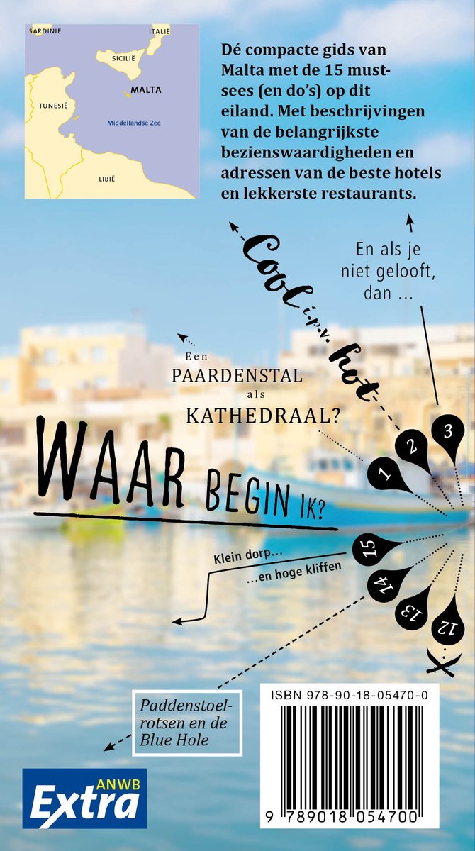 ANWB Extra reisgids Malta 9789018054700 ANWB ANWB Extra reisgidsjes Reisgidsen Malta ANWB Extra reisgids Malta 9789018054700 ANWB ANWB Extra reisgidsjes Reisgidsen Malta