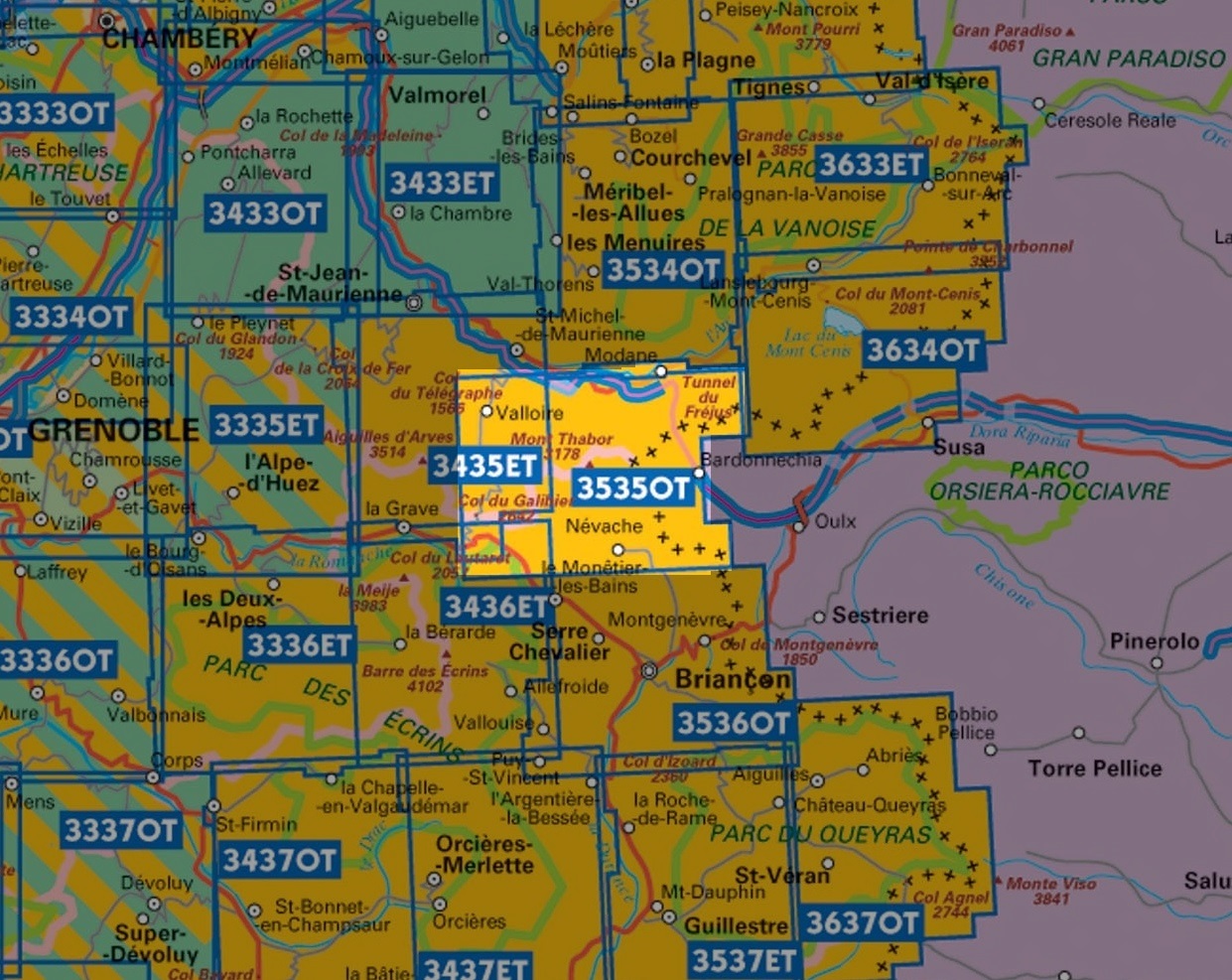 wandelkaart 3535OT Névache, Mont Thabor 1:25.000 9782758545668 IGN IGN 25 Franse Alpen/ zuidhelft Wandelkaarten Haute-Provence, Verdon, Var wandelkaart 3535OT Névache, Mont Thabor 1:25.000 9782758545668 IGN IGN 25 Franse Alpen/ zuidhelft Wandelkaarten Haute-Provence, Verdon, Var