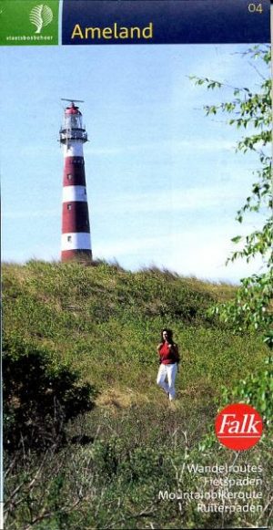 SBB-04  Ameland | wandelkaart 1:25.000 9789028712454  Staatsbosbeheer SBB kaart 1:25.000  Wandelkaarten Waddeneilanden en Waddenzee