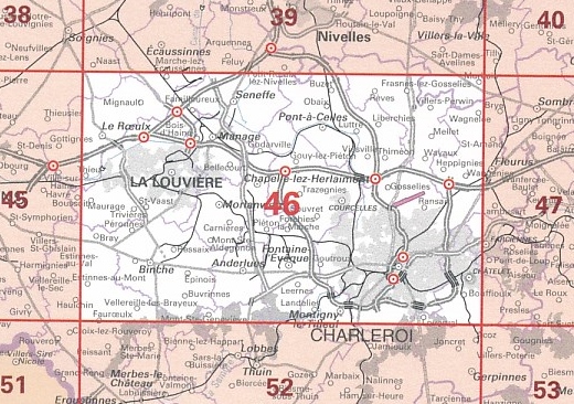 NGI-46 Charleroi (topografische kaart 1:50.000) 9789462351059 Nationaal Geografisch Instituut NGI Wallonië 1:50.000 Wandelkaarten Wallonië (Ardennen) NGI-46 Charleroi (topografische kaart 1:50.000) 9789462351059 Nationaal Geografisch Instituut NGI Wallonië 1:50.000 Wandelkaarten Wallonië (Ardennen)