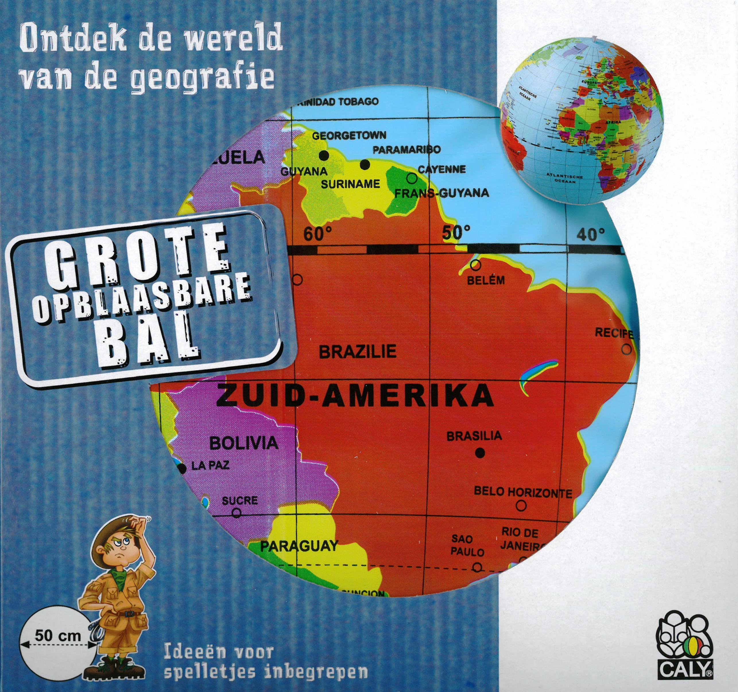 Opblaasbare wereldbol | ø 50 cm 3760039940544 Caly Globes / Wereldbollen Globes, Kinderboeken Wereld als geheel Opblaasbare wereldbol | ø 50 cm 3760039940544 Caly Globes / Wereldbollen Globes, Kinderboeken Wereld als geheel
