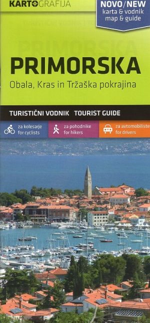 Primorska | wandelkaart 1:40.000 3830048522571  Kartografija   Wandelkaarten Slovenië, Veneto, Friuli