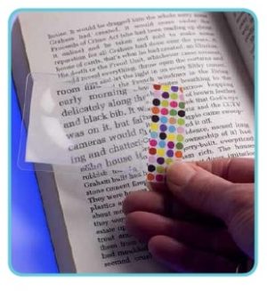 Flexible Magnifier wallet size, met stippen | FBM1D 5060213014978  Veltman   Wandelkaarten 