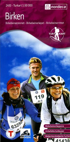 DNT-2493  Birken | topografische wandelkaart 1:50.000 7046660024935  Nordeca Turkart Norge 1:50.000  Wandelkaarten Zuid-Noorwegen