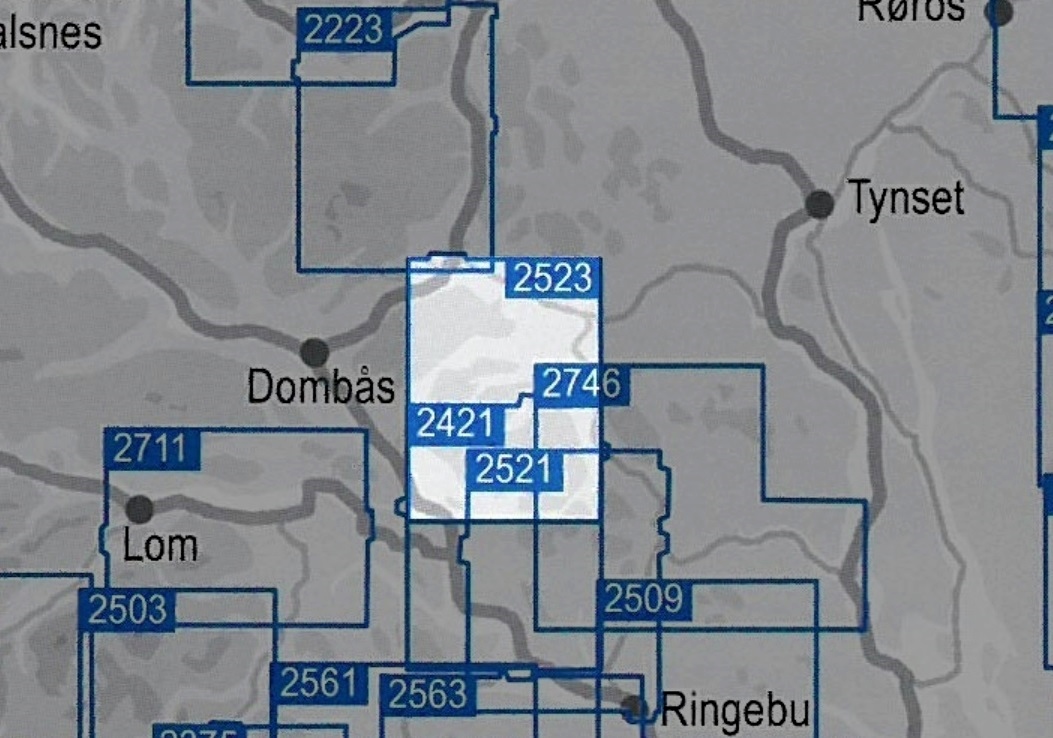 DNT-2523 Rondane Nord | topografische wandelkaart 1:50.000 7046660025239 Nordeca Turkart Norge 1:50.000 Wandelkaarten Midden-Noorwegen DNT-2523 Rondane Nord | topografische wandelkaart 1:50.000 7046660025239 Nordeca Turkart Norge 1:50.000 Wandelkaarten Midden-Noorwegen