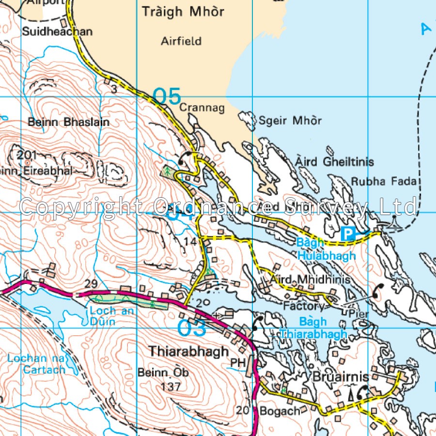 LR-031 Barra + South Uist, Vatersay + Eriskay | topografische wandelkaart 9780319261293 Ordnance Survey Landranger Maps 1:50.000 Wandelkaarten Skye & the Western Isles LR-031 Barra + South Uist, Vatersay + Eriskay | topografische wandelkaart 9780319261293 Ordnance Survey Landranger Maps 1:50.000 Wandelkaarten Skye & the Western Isles