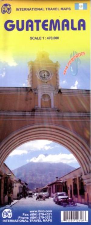 ITM Guatemala | landkaart, autokaart 1:470.000 9781553412342  International Travel Maps   Landkaarten en wegenkaarten Yucatan, Guatemala, Belize