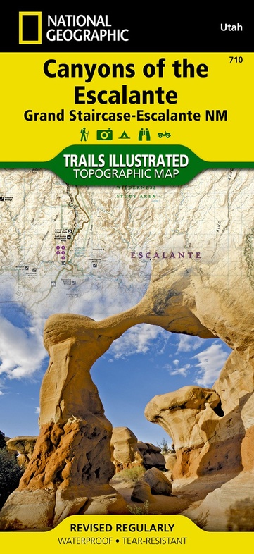 TI710 Canyons of the Escalante 1:75.000 9781566953245  National Geographic / Trails Illustrated Nat.Park/Recr.Series  Wandelkaarten Colorado, Arizona, Utah, New Mexico