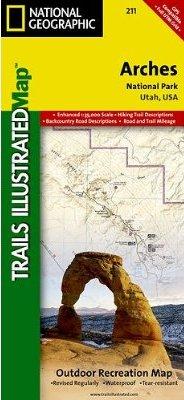 TI211  Arches NP/Canyonlands NP 1:50.000/62.500 9781566953276  National Geographic / Trails Illustrated Nat.Park/Recr.Series  Wandelkaarten Colorado, Arizona, Utah, New Mexico