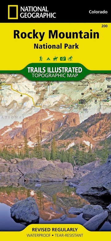 TI200  Rocky Mountain National Park 1:59.000 9781566953429  National Geographic / Trails Illustrated Nat.Park/Recr.Series  Wandelkaarten Colorado, Arizona, Utah, New Mexico
