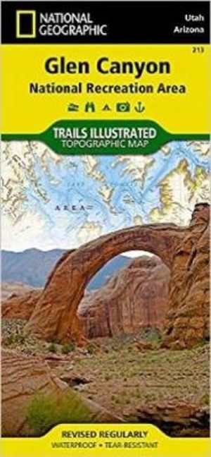 TI213  Glen Canyon National Recreation Area 1: 90.000 9781566953436  National Geographic / Trails Illustrated Nat.Park/Recr.Series  Wandelkaarten Colorado, Arizona, Utah, New Mexico