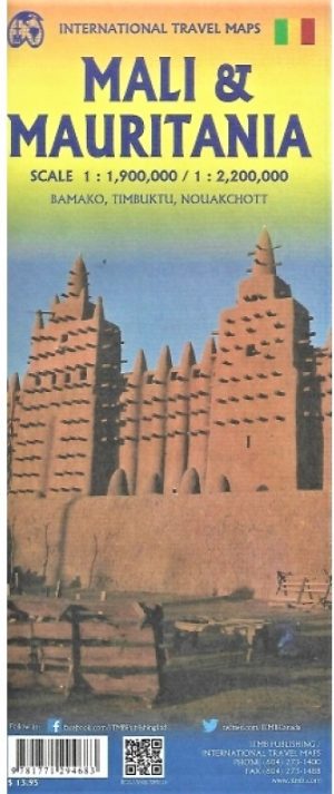 ITM Mauritanie / Mali | landkaart, autokaart 1:2.200.000 / 1.900.000 9781771294683  International Travel Maps   Landkaarten en wegenkaarten Mauritanië, Mali, Burkina Faso