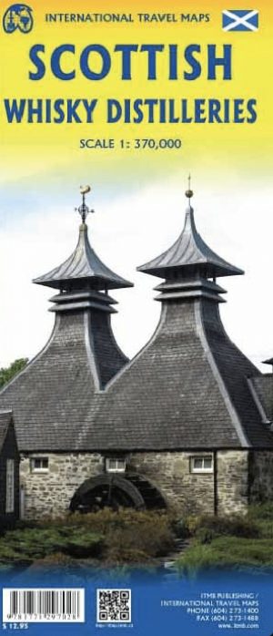 ITM Schotse Kastelen & Whisky Distilleerderijen 1:370.000 9781771297028  International Travel Maps   Landkaarten en wegenkaarten, Wijnreisgidsen Schotland