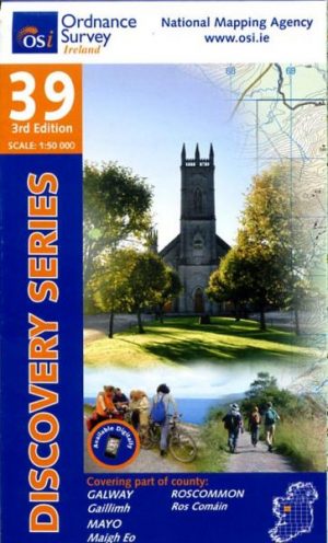 DM-39 | wandelkaart 9781907122262  Ordnance Survey Ireland Discovery Maps 1:50.000  Wandelkaarten Galway, Connemara, Donegal