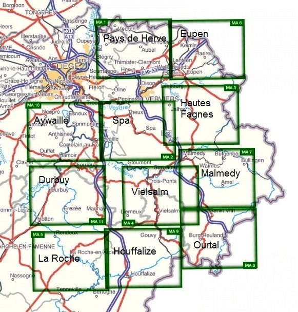 MA-01 Pays de Herve | wandelkaart 1:25.000 9782390160007 Mini-Ardenne Wandelkaarten Wallonië (Ardennen) MA-01 Pays de Herve | wandelkaart 1:25.000 9782390160007 Mini-Ardenne Wandelkaarten Wallonië (Ardennen)