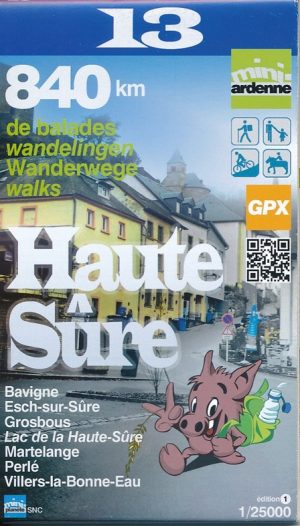 MA-13 Omgeving Haute- Sûre 1:25.000 9782390160137  Mini-Ardenne   Wandelkaarten Wallonië (Ardennen)
