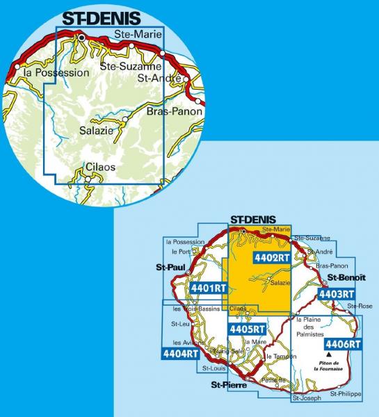 4402RT St-Denis / Cirques de Mafate & Salazie, Reunion | wandelkaart 1:25.000 9782758518457 IGN IGN 25 Wandelkaarten Réunion 4402RT St-Denis / Cirques de Mafate & Salazie, Reunion | wandelkaart 1:25.000 9782758518457 IGN IGN 25 Wandelkaarten Réunion