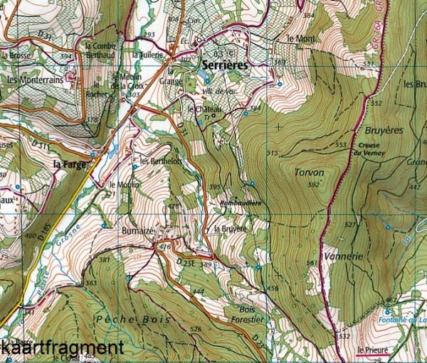 wandelkaart 3028OT Mâcon, Cluny, Roche de Solutré 1:25.000 9782758534976  IGN IGN 25 Bourgogne & Morvan  Wandelkaarten Bourgogne