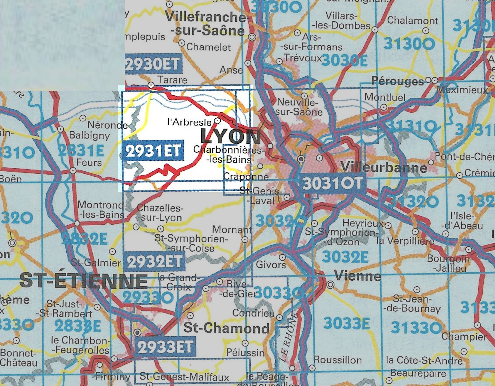 wandelkaart 2931ET l'Arbresle, Monts de Tarare 1:25.000 9782758535003 IGN IGN 25 Omgeving Lyon Wandelkaarten Lyon en omgeving wandelkaart 2931ET l'Arbresle, Monts de Tarare 1:25.000 9782758535003 IGN IGN 25 Omgeving Lyon Wandelkaarten Lyon en omgeving