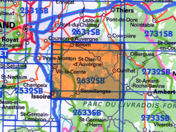 SB-2632 Issoire, Cunlhat | wandelkaart 1:25.000 9782758539612 IGN IGN 25 Auvergne Wandelkaarten Auvergne SB-2632 Issoire, Cunlhat | wandelkaart 1:25.000 9782758539612 IGN IGN 25 Auvergne Wandelkaarten Auvergne