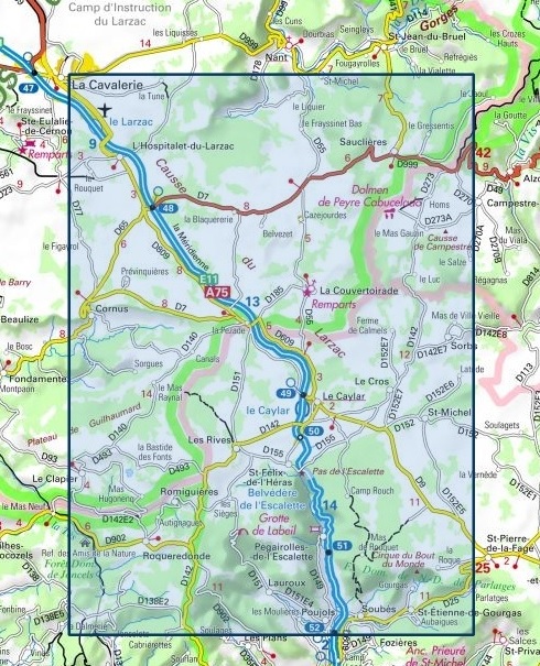 wandelkaart 2642OT Le Caylar / La Couvertoirade 1:25.000 9782758543084 IGN IGN 25 Cevennen & Languedoc Wandelkaarten Cevennen, Languedoc wandelkaart 2642OT Le Caylar / La Couvertoirade 1:25.000 9782758543084 IGN IGN 25 Cevennen & Languedoc Wandelkaarten Cevennen, Languedoc