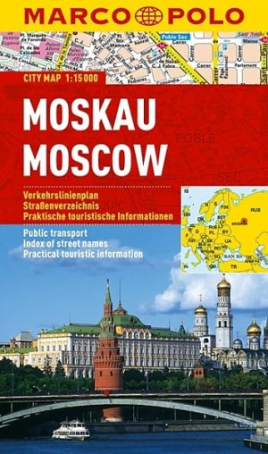 Moskau 1:15.000 | Marco Polo 9783829730686  Marco Polo MP stadsplattegronden  Stadsplattegronden Moskou
