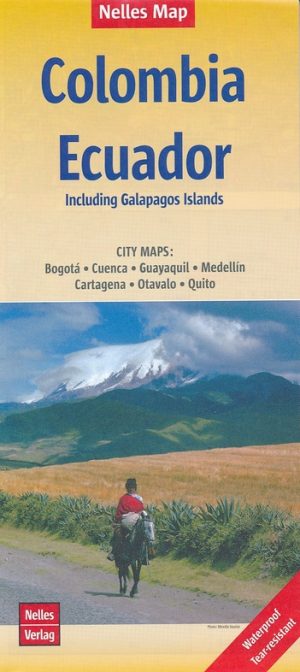 Colombia, Ecuador | wegenkaart - overzichtskaart 1:2.500.000 9783865745347  Nelles Nelles Maps  Landkaarten en wegenkaarten Het noordwesten van Zuid-Amerika (Venezuela, Colombia t/m Bolivia)