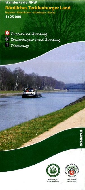 Nördliches Tecklenburger Land | wandelkaart 1:25.000 9783897105577  Bonifatius   Wandelkaarten Teutoburger Woud & Ostwestfalen