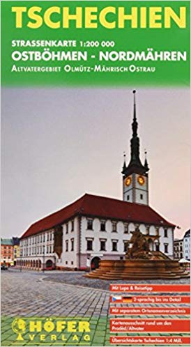 CS-003 Ostböhmen-Nordmähren 1:200.000 9783931103620  Höfer Verlag   Landkaarten en wegenkaarten Reuzengebergte, Noord-Tsjechië