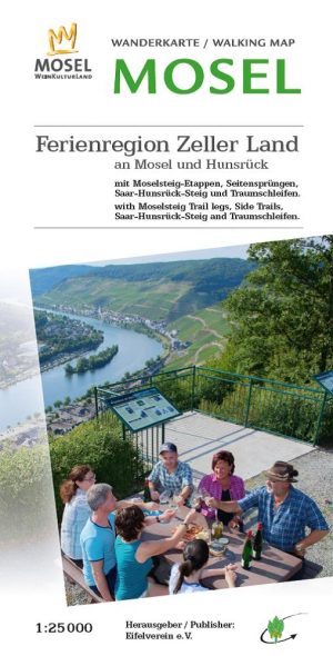 wandelkaart EV-36 Ferienregion Zeller Land 1:25.000 9783944620121  Eifelverein Wandelkaarten Eifel  Wandelkaarten Moezel, van Trier tot Koblenz