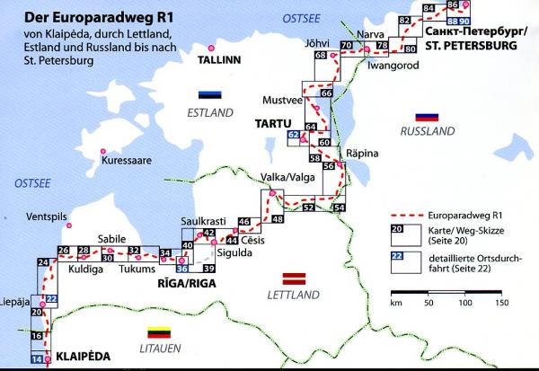 Europaradweg R1 (4) Litauen - St. Petersburg 9783981002928 Detlef Kaden IS.RADWEG Fietsgidsen, Meerdaagse fietsvakanties Europa Europaradweg R1 (4) Litauen - St. Petersburg 9783981002928 Detlef Kaden IS.RADWEG Fietsgidsen, Meerdaagse fietsvakanties Europa