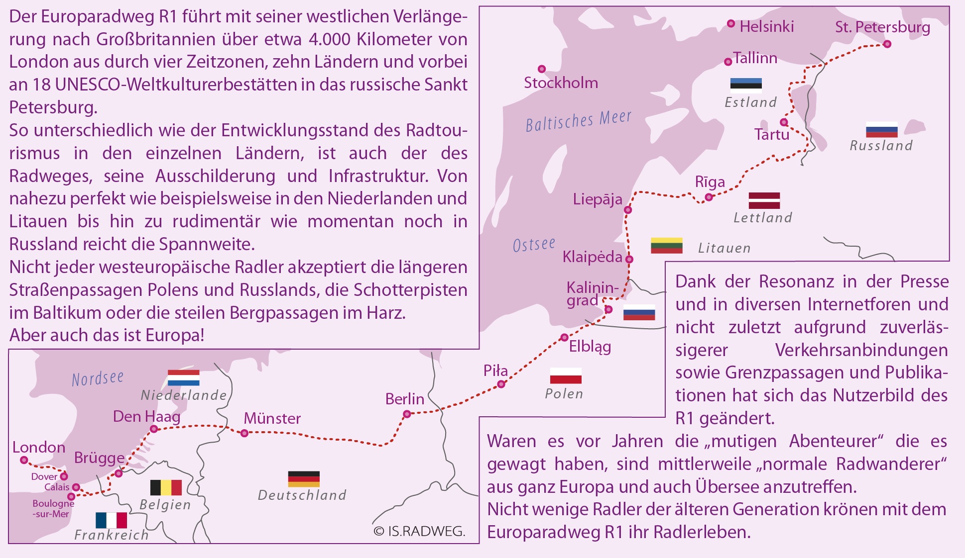 Europaradweg R1 (4) Litauen - St. Petersburg 9783981002928 Detlef Kaden IS.RADWEG Fietsgidsen, Meerdaagse fietsvakanties Europa Europaradweg R1 (4) Litauen - St. Petersburg 9783981002928 Detlef Kaden IS.RADWEG Fietsgidsen, Meerdaagse fietsvakanties Europa
