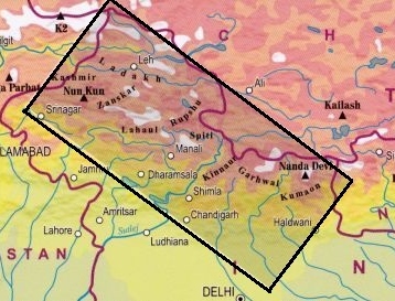 Indian Himalaya Trekking map 1:350.000 9788361155126 TerraQuest Landkaarten en wegenkaarten Indiase Himalaya Indian Himalaya Trekking map 1:350.000 9788361155126 TerraQuest Landkaarten en wegenkaarten Indiase Himalaya