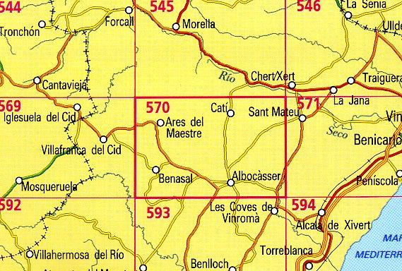 Hoja -570 Albocasser, Culla 9788441604025 CNIG Spanje 1:50.000 Wandelkaarten Costa Blanca, Costa del Azahar, Castellón Hoja -570 Albocasser, Culla 9788441604025 CNIG Spanje 1:50.000 Wandelkaarten Costa Blanca, Costa del Azahar, Castellón