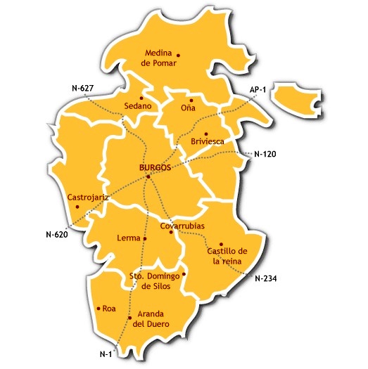 Prov.: Burgos 1:200.000 9788441636743 CNIG Provinciekaarten Spanje Landkaarten en wegenkaarten Noordwest-Spanje Prov.: Burgos 1:200.000 9788441636743 CNIG Provinciekaarten Spanje Landkaarten en wegenkaarten Noordwest-Spanje