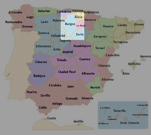 Prov.: Burgos 1:200.000 9788441636743 CNIG Provinciekaarten Spanje Landkaarten en wegenkaarten Noordwest-Spanje Prov.: Burgos 1:200.000 9788441636743 CNIG Provinciekaarten Spanje Landkaarten en wegenkaarten Noordwest-Spanje