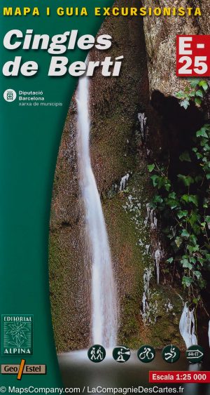 wandelkaart Cingles de Berti 1:25.000 9788480904988  Editorial Alpina   Wandelkaarten Catalonië