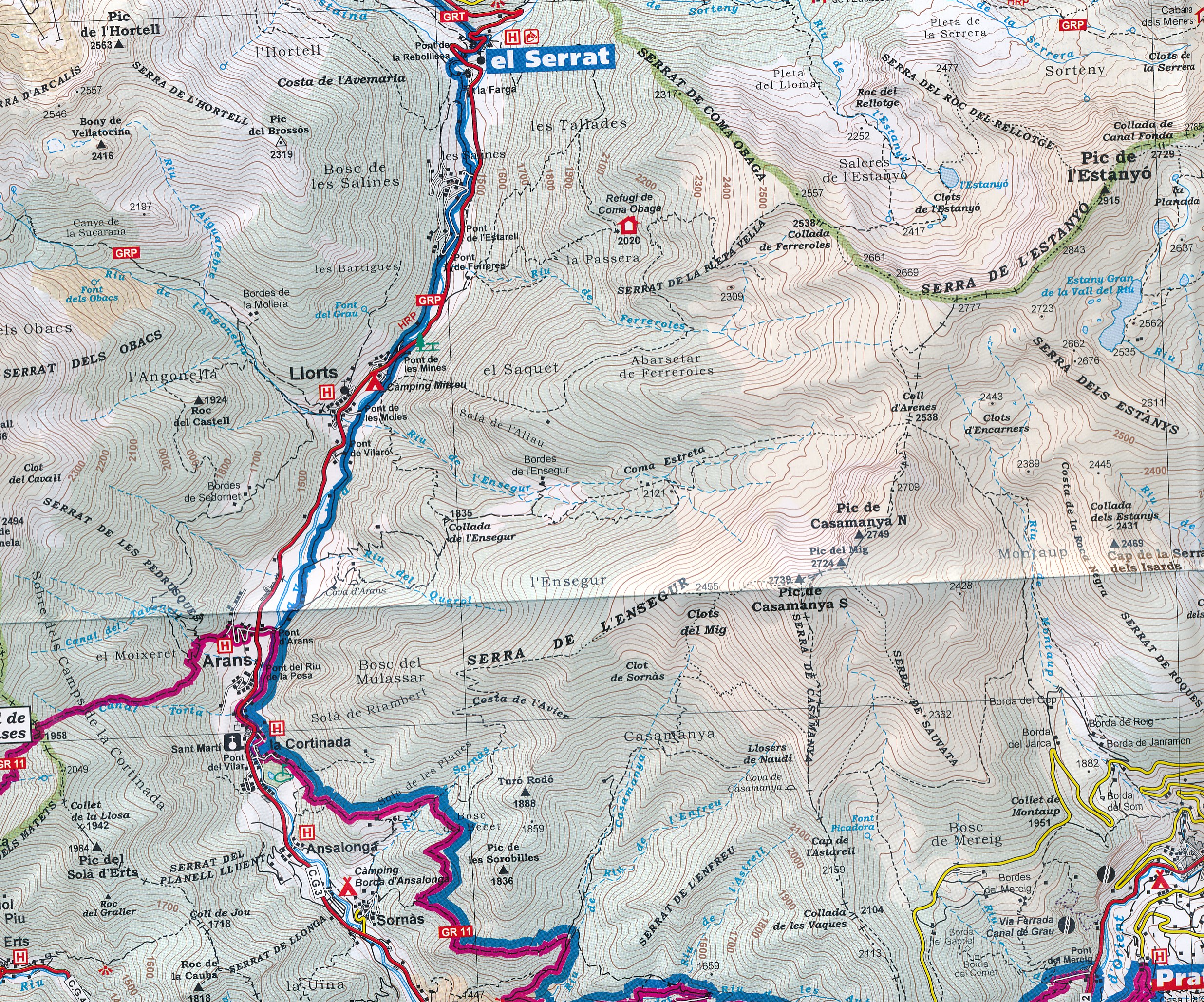 wandelkaart Camí de Retrobament, Alt Urgell, Andorra, Ariège 1:40.000 9788480905206 Editorial Alpina Wandelkaarten Spaanse Pyreneeën wandelkaart Camí de Retrobament, Alt Urgell, Andorra, Ariège 1:40.000 9788480905206 Editorial Alpina Wandelkaarten Spaanse Pyreneeën
