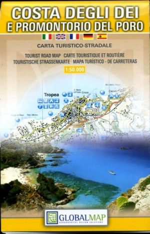 wandelkaart Costa degli Dei 1:50.000 9788879145015  Global Map   Wandelkaarten Calabrië & Basilicata