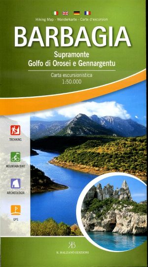 Barbagia 1:50.000, wandelkaart 9788886015271  R. Balzano Edizioni   Wandelkaarten Sardinië