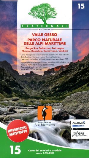 FRA-15  Valle Gesso | wandelkaart 1:25.000 9788897465119  Fraternali Editore Fraternali 1:25.000  Wandelkaarten Turijn, Piemonte