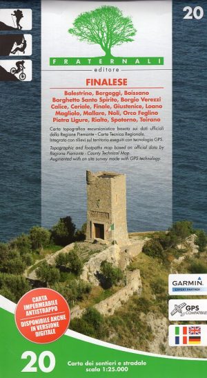 FRA-20  Finalese | wandelkaart 1:25.000 9788897465263  Fraternali Editore Fraternali 1:25.000  Wandelkaarten Genua, Cinque Terre (Ligurië)