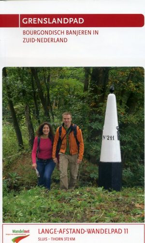 wandelgids LAW 11 Grenslandpad 9789071068911  Nivon / Wandelnet LAW-Gidsen  Meerdaagse wandelroutes, Wandelgidsen Zuid Nederland