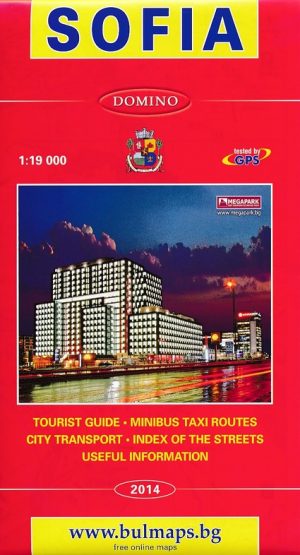 Sofia 1:19.000 (stadsplattegrond) 9789546510648  Domino   Stadsplattegronden Bulgarije