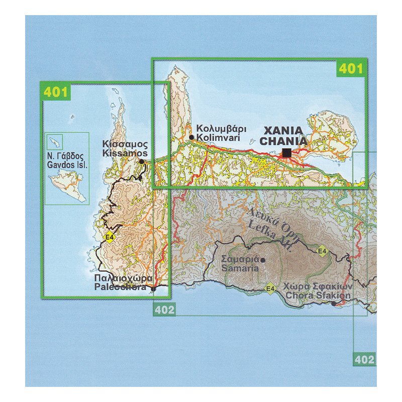 RE-401 Kreta: Kissamos, Paleochora wandelkaart 1:50.000 9789604489497 Road Editions Wandelkaarten Kreta RE-401 Kreta: Kissamos, Paleochora wandelkaart 1:50.000 9789604489497 Road Editions Wandelkaarten Kreta