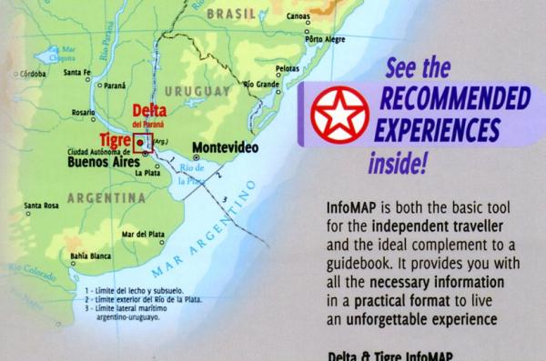 Delta del Parana + Tigre 1:78.000 9789872296087 InfoMap Wandelkaarten Argentinië Delta del Parana + Tigre 1:78.000 9789872296087 InfoMap Wandelkaarten Argentinië